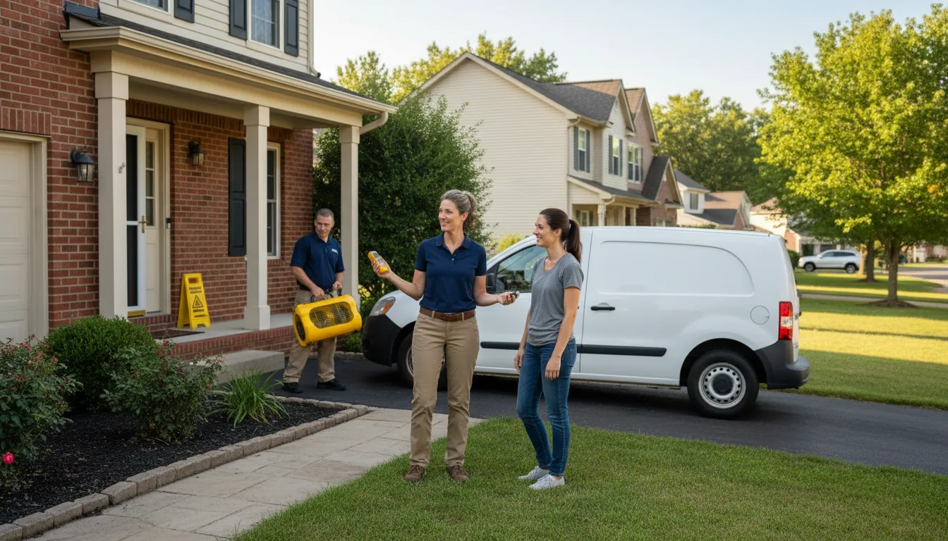 Water restoration image for Home Water Damage Repair in Radiant, VA
